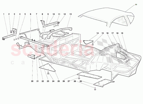Part Diagram for Lamborghini 004130079