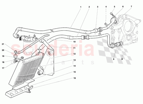 Part Diagram for Lamborghini 004133013