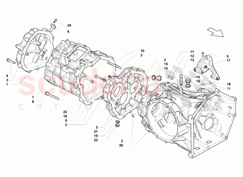Part Diagram for Lamborghini 086301051C