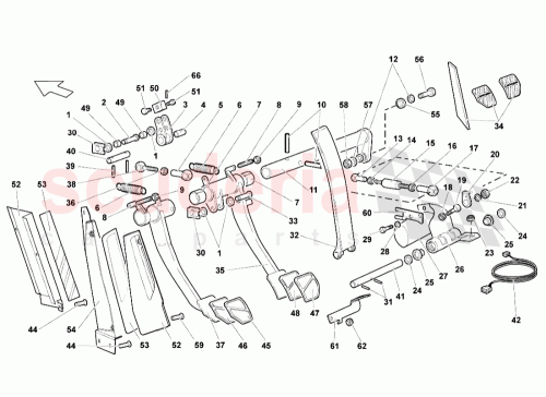 Part Diagram for Lamborghini 400721779