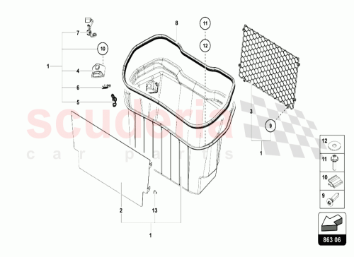 Part Diagram for Lamborghini N10651502