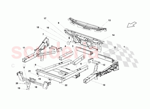 Part Diagram for Lamborghini 400721493