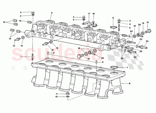 Part Diagram for Lamborghini 0013004784