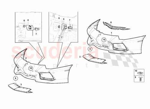 Part Diagram for Lamborghini 470807113C