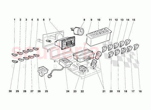 Part Diagram for Lamborghini 006029668