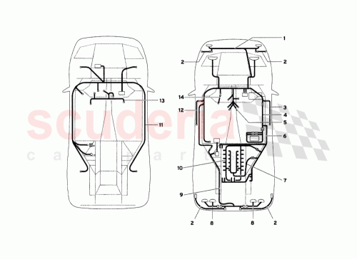 Part Diagram for Lamborghini 0061008754