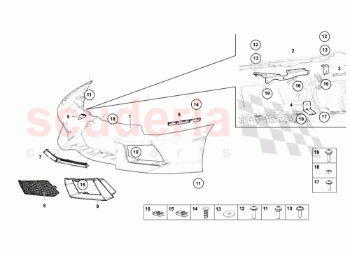 Part Diagram for Lamborghini 470807194B