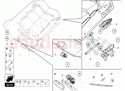 Part Diagram for Lamborghini 470827524A