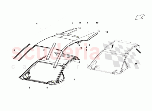 Part Diagram for Lamborghini 408809246