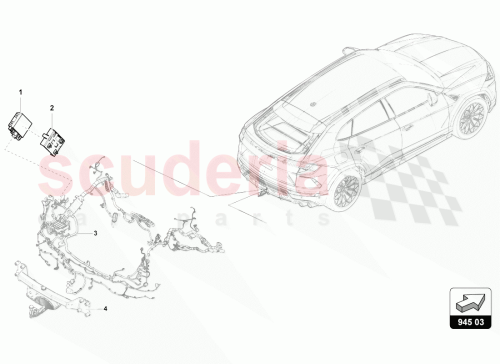 Part Diagram for Lamborghini 4M0907383F