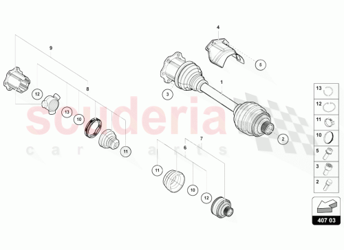 Part Diagram for Lamborghini N91175601