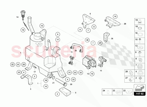 Part Diagram for Lamborghini 470115261F
