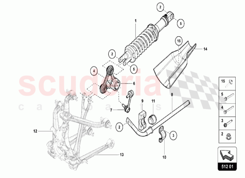 Part Diagram for Lamborghini 470512019AA