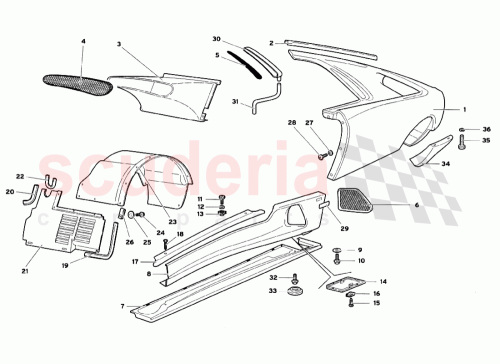 Part Diagram for Lamborghini 0066005383