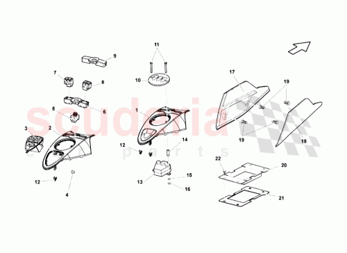 Part Diagram for Lamborghini 400713110A