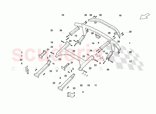 Part Diagram for Lamborghini N10067005