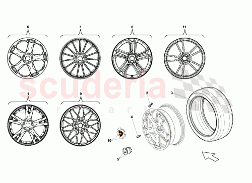 Part Diagram for Lamborghini 400601017BC