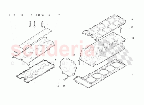 Part Diagram for Lamborghini 07L103476F