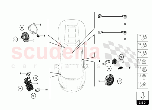 Part Diagram for Lamborghini 4T1863160