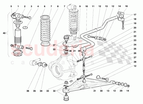 Part Diagram for Lamborghini 005133345