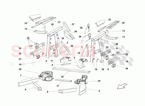 Part Diagram for Lamborghini 407810297