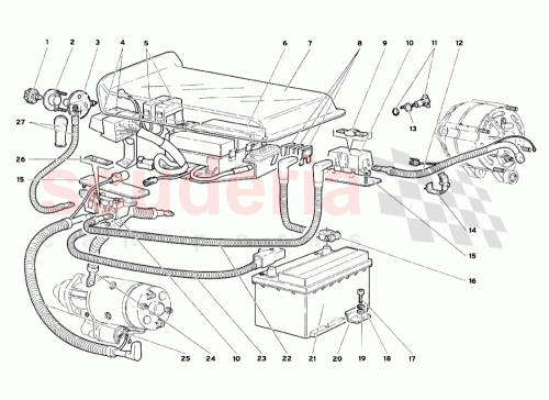 Part Diagram for Lamborghini 0061002728