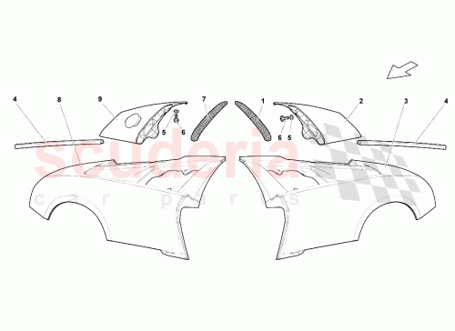 Part Diagram for Lamborghini 418821018