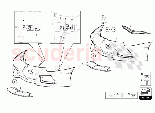 Part Diagram for Lamborghini 470807059