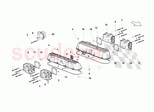 Part Diagram for Lamborghini 07M133062