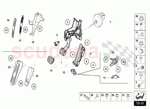 Part Diagram for Lamborghini 4F0945459B