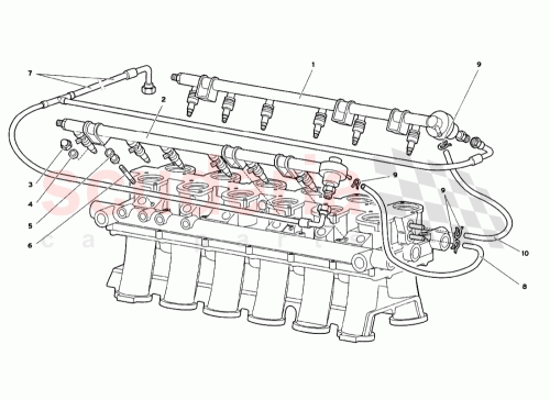 Part Diagram for Lamborghini 0020004637