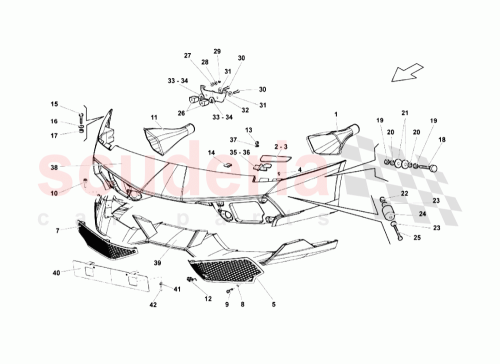 Part Diagram for Lamborghini 429807606