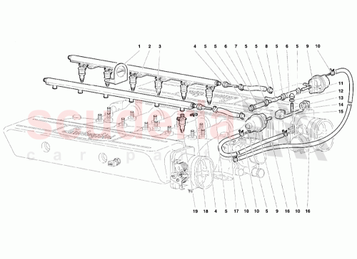 Part Diagram for Lamborghini 001532659