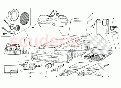 Part Diagram for Lamborghini 004836126