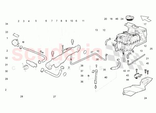 Part Diagram for Lamborghini 07L121109
