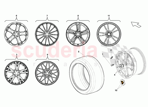 Part Diagram for Lamborghini 0R1400472