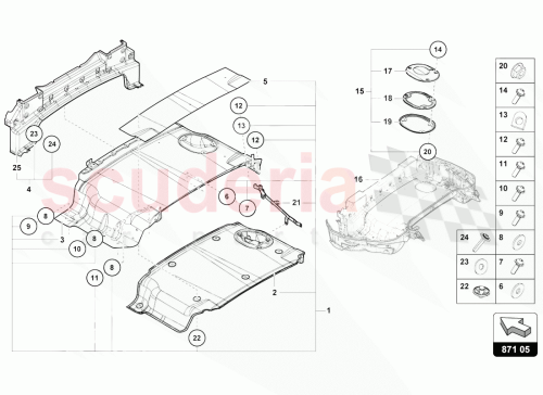 Part Diagram for Lamborghini 4T7825359