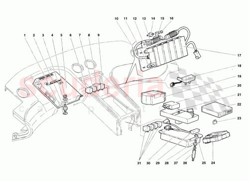 Part Diagram for Lamborghini 005936929