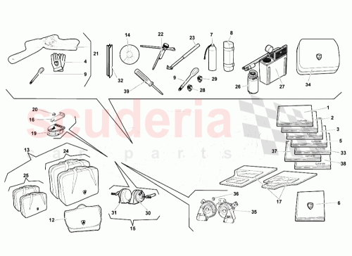 Part Diagram for Lamborghini 400860636A