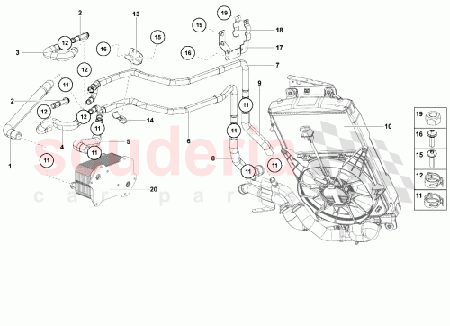 Part Diagram for Lamborghini 470121527
