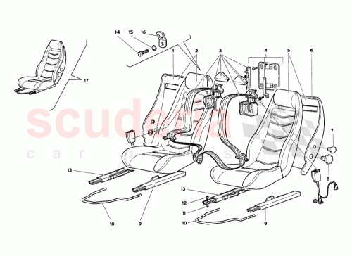 Part Diagram for Lamborghini 0075006923