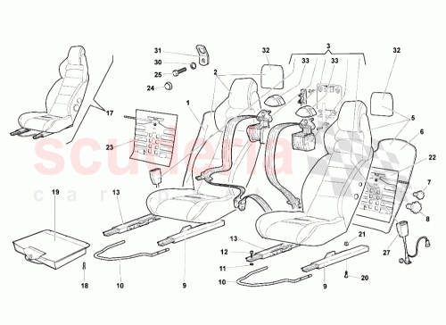 Part Diagram for Lamborghini 418881020