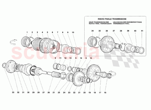 Part Diagram for Lamborghini 008614211
