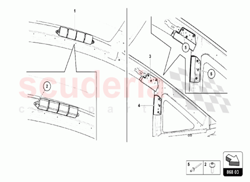Part Diagram for Lamborghini 470809194A