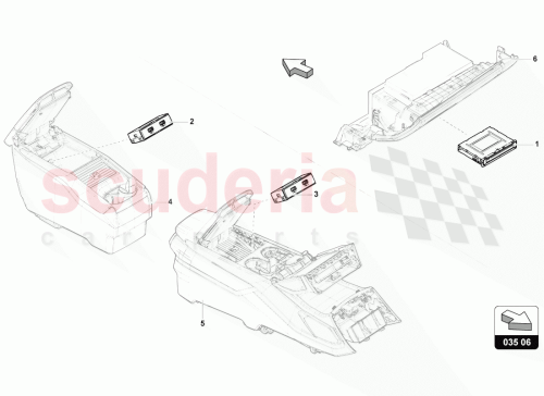 Part Diagram for Lamborghini 4N0035736A