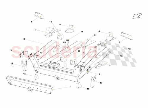 Part Diagram for Lamborghini 407805698