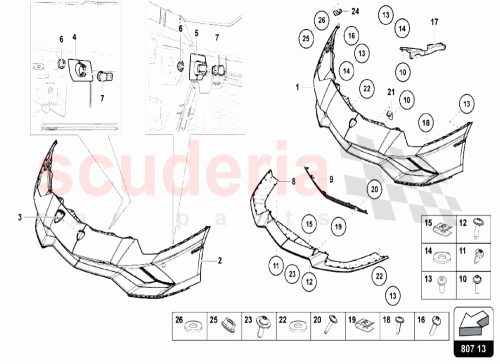 Part Diagram for Lamborghini 470807059E