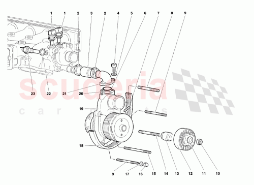 Part Diagram for Lamborghini 07M109565