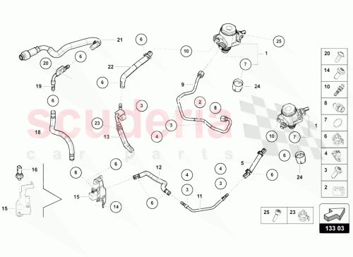 Part Diagram for Lamborghini 07L127509CG