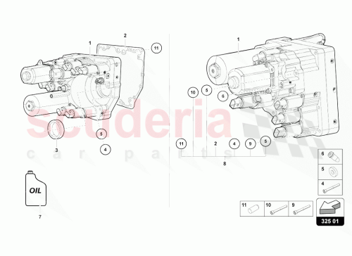 Part Diagram for Lamborghini 0CE301247A